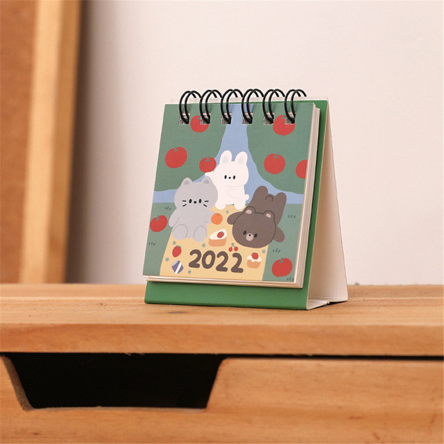 2022 Mini kalendarz biurkowy Cartoon - 365 dni, dekoracja, harmonogram, agenda, organizator - Wianko - 10