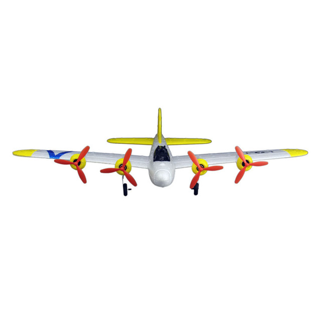 Zdalnie sterowany samolot RC 2019 Bomber Flighter - zabawka do zabawy na zewnątrz, model samolotu z automatycznym balansem, ładowarka USB 2-kanałowa - Wianko - 6