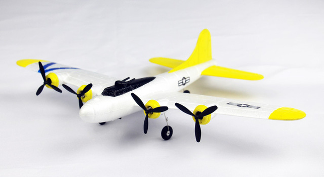 Zdalnie sterowany samolot RC 2019 Bomber Flighter - zabawka do zabawy na zewnątrz, model samolotu z automatycznym balansem, ładowarka USB 2-kanałowa - Wianko - 9