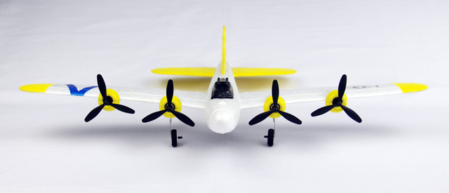 Zdalnie sterowany samolot RC 2019 Bomber Flighter - zabawka do zabawy na zewnątrz, model samolotu z automatycznym balansem, ładowarka USB 2-kanałowa - Wianko - 12