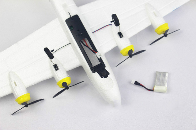 Zdalnie sterowany samolot RC 2019 Bomber Flighter - zabawka do zabawy na zewnątrz, model samolotu z automatycznym balansem, ładowarka USB 2-kanałowa - Wianko - 14