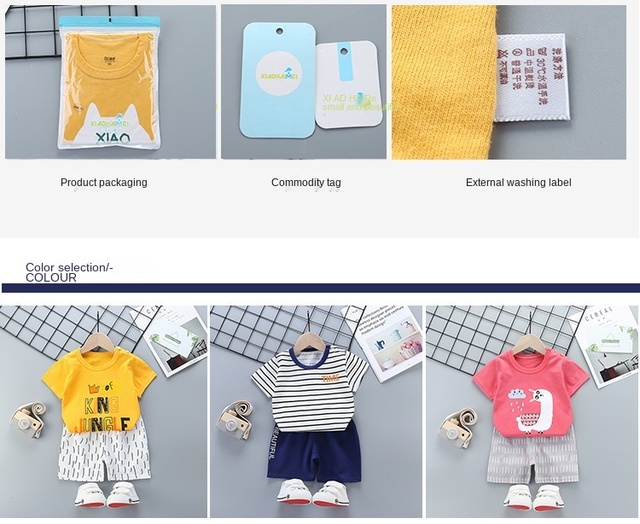 Nowe koreańskie dziecięce zestawy ubrań: letnie T-shirty z krótkim rękawem i spodenki z bawełny dla dziewcząt i chłopców - 2021 - Wianko - 11