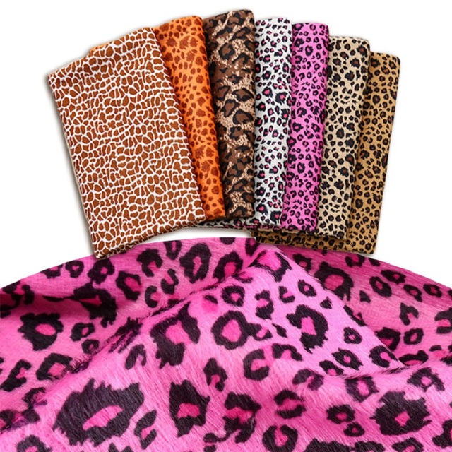 Tkanina z pluszu Leopard Tiger o wymiarach 100x150cm do ubrań, narzut, zabawek i patchworku - Wianko - 14