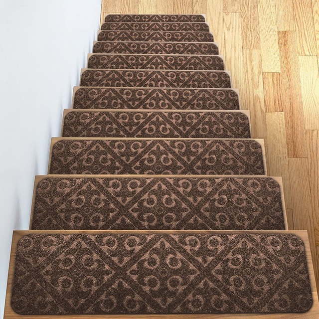7 sztuk samoprzylepnych mat schodowych Anti-slipmata - ochronna pokrywa na stopnie schodowe - Home Decoration - Wianko - 6