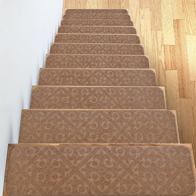 7 sztuk samoprzylepnych mat schodowych Anti-slipmata - ochronna pokrywa na stopnie schodowe - Home Decoration - Wianko - 9