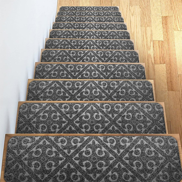 7 sztuk samoprzylepnych mat schodowych Anti-slipmata - ochronna pokrywa na stopnie schodowe - Home Decoration - Wianko - 7