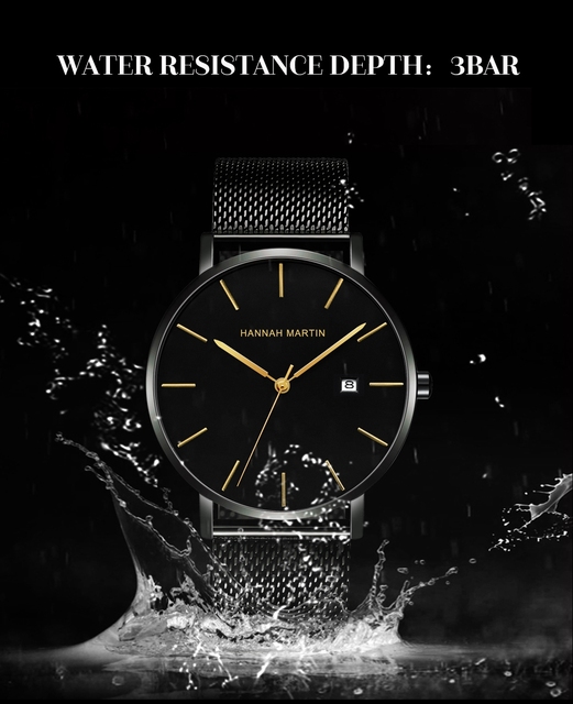 Męski zegarek kwarcowy z kalendarzem, pasek ze stali nierdzewnej i luksusowym japońskim mechanizmem - Wianko - 3