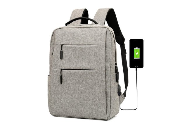 Plecak na laptopa dla mężczyzn 15.6 Cal z portem USB - Wianko - 2