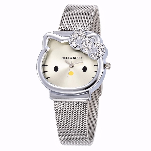 Zegarek damski srebrny z paskiem ze stali nierdzewnej i kryształowym wykończeniem - Wianko - 7