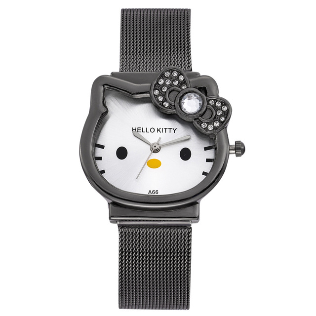 Zegarek damski srebrny z paskiem ze stali nierdzewnej i kryształowym wykończeniem - Wianko - 8