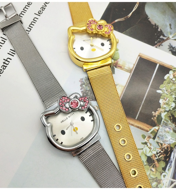 Zegarek damski srebrny z paskiem ze stali nierdzewnej i kryształowym wykończeniem - Wianko - 4