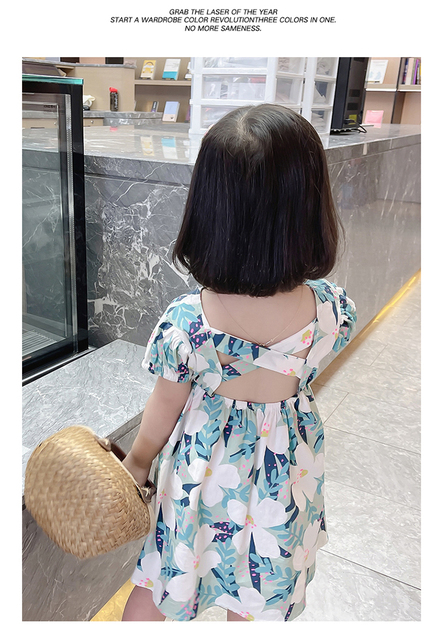 Nowoczesne sukienki letnie dla dziewczynek - moda z Korei! - Wianko - 3