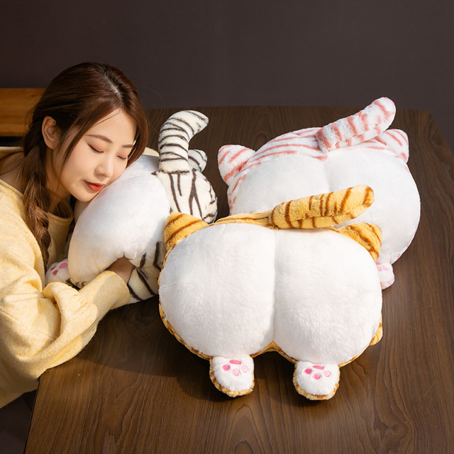 Pluszowa poduszka tygrys tyłek - urocza lalka dla dzieci i dziewczyn jako kreatywny prezent - Wianko - 18