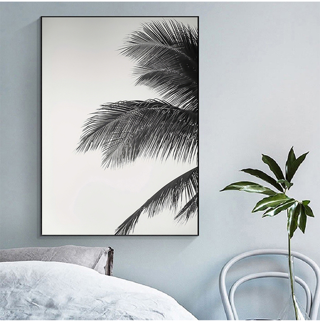 Plaża przybrzeżna - czarno-biały plakat z pejzażem morskim - ścienna dekoracja - nowoczesne obrazy do domu z Nordic - druk na płótnie - Wianko - 7