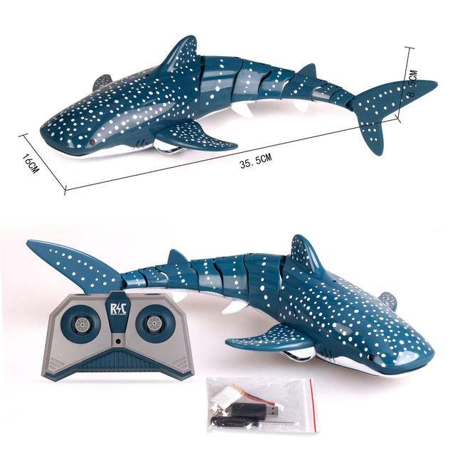 Zabawkowy rekin pilot RC do wanienki/basenu dla dzieci - Funny Squirt, fajne zwierzę roboty elektryczne - Wianko - 16