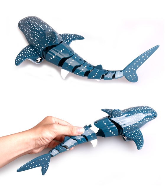 Zabawkowy rekin pilot RC do wanienki/basenu dla dzieci - Funny Squirt, fajne zwierzę roboty elektryczne - Wianko - 14