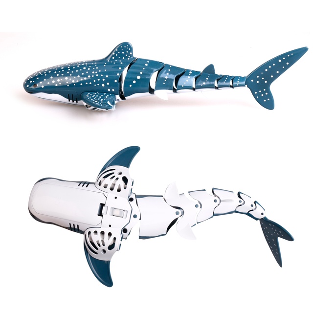 Zabawkowy rekin pilot RC do wanienki/basenu dla dzieci - Funny Squirt, fajne zwierzę roboty elektryczne - Wianko - 12