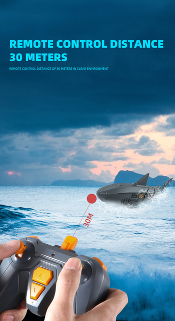 Zabawkowy rekin pilot RC do wanienki/basenu dla dzieci - Funny Squirt, fajne zwierzę roboty elektryczne - Wianko - 8