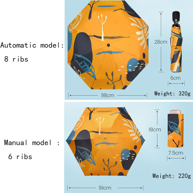 Składany mini parasol anty-UV, wodoodporny i podróżny, idealny prezent dla kobiet i dziewczyn - Wianko - 1