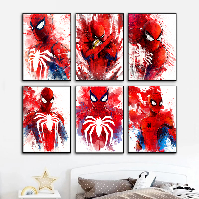 Obraz diamentowy Spiderman Superhero Avengers dla dzieci - zestaw dekoracyjny DIY do szycia - Wianko - 12