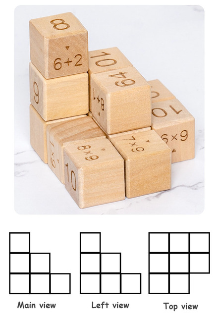 Drewniane zabawki Montessori matematyczne: tablica arytmetyczna 9x9 do mnożenia i dodawania dla wczesnego edukacyjnego uczenia się dzieci - Wianko - 6