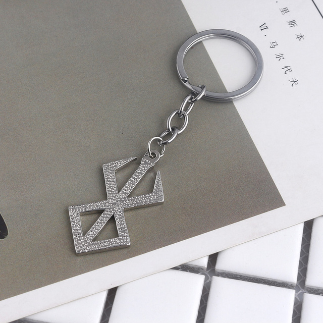Japoński brelok z logo Gry Berserk na PS4 - metalowy klucz w kształcie miecza, legenda wojownika Finalna wersja: Japoński brelok z logo Gry Berserk na PS4 - metalowy klucz w kształcie miecza - Wianko - 7