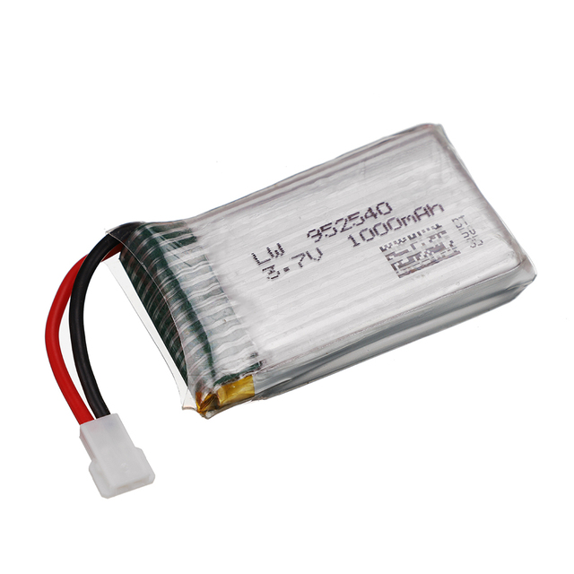 Bateria Lipo 3.7V 1000mAh 25c do Syma X5 X5C X5C-1 X5S X5SW X5SC V931 H5C CX-30 CX-30W Quadcopter Drone - Część zamienna 952540 - Wianko - 4