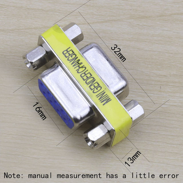 Adapter zmieniający płeć RS232 DB9 kobieta do kobiety, 5 sztuk - Wianko - 8