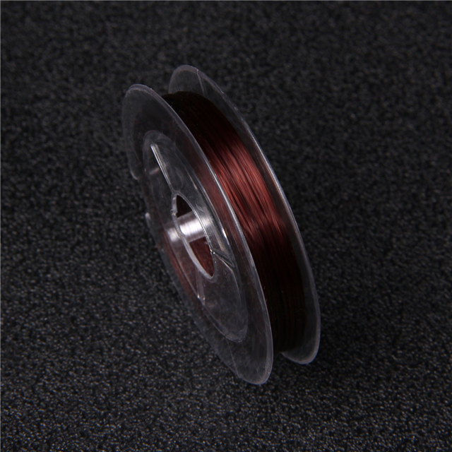 Czerwony, niebieski, czarny sznurek elastyczny z kryształami - 0.8mm x 10m - Wianko - 6