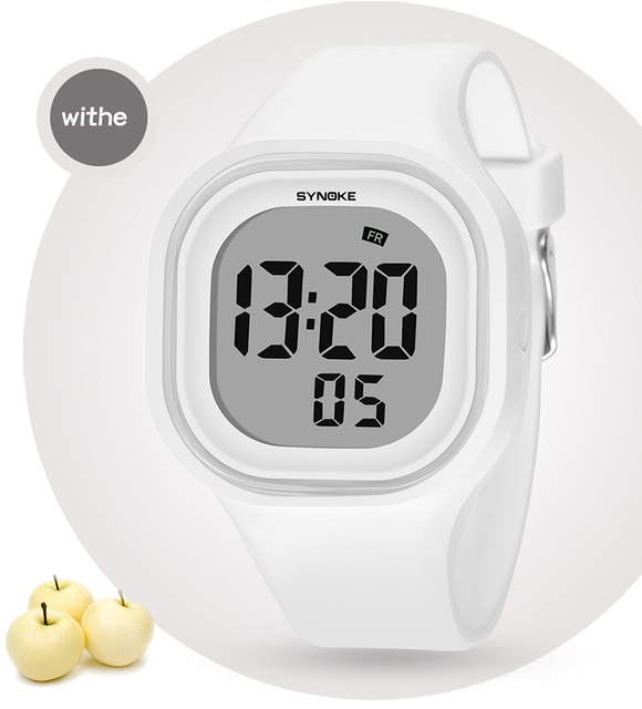 Zegarek dziecięcy SYNOKE z alarmem, z diodami LED i cyfrowym wyświetlaczem, wodoodporny - Wianko - 19