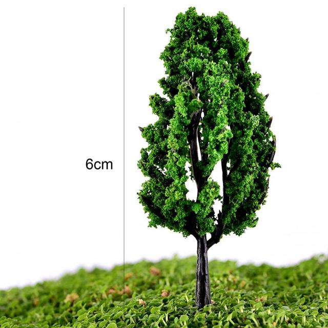 Figurka miniaturowego drzewa z żywicy - DIY, krajobraz, wystrój ogrodu - Wianko - 4