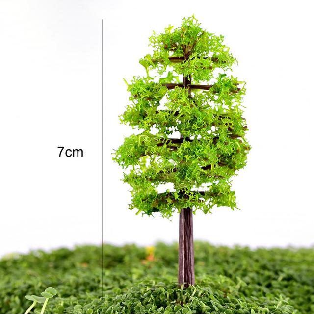 Figurka miniaturowego drzewa z żywicy - DIY, krajobraz, wystrój ogrodu - Wianko - 7