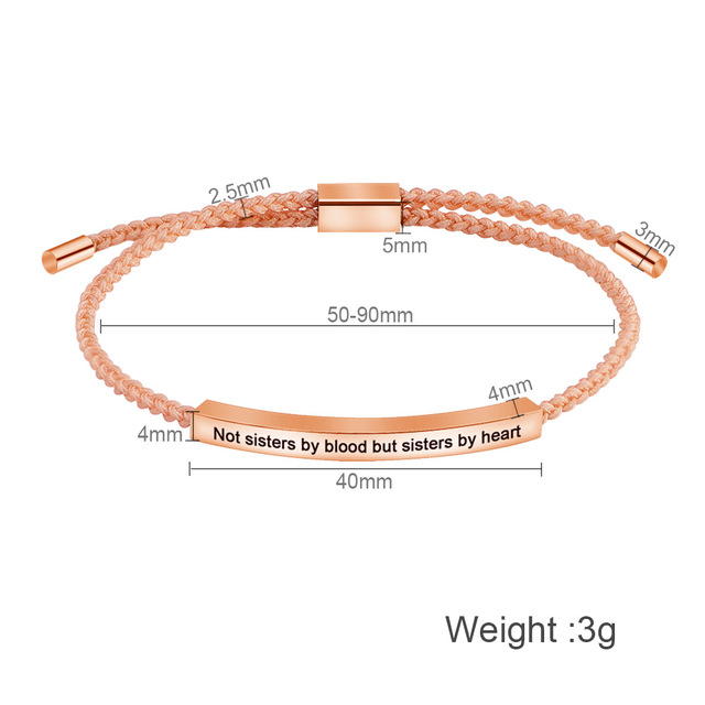 Personalizowane bransoletki: Niestandardowe kolorowe liny łańcuchowe oraz skórzane bransoletki dla kobiet - Wianko - 5