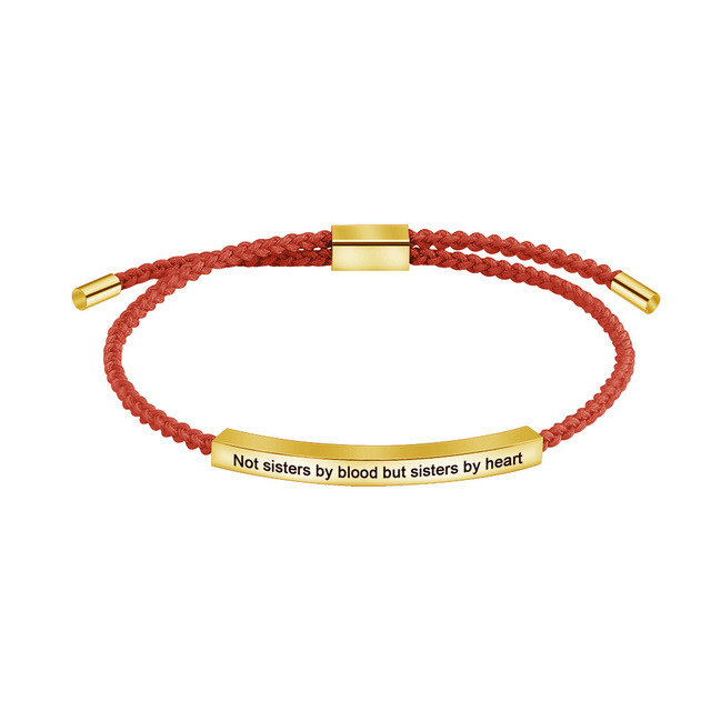 Personalizowane bransoletki: Niestandardowe kolorowe liny łańcuchowe oraz skórzane bransoletki dla kobiet - Wianko - 2