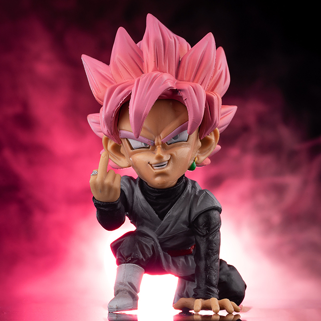 Figurka czarnego Goku Super Saiyan z serii Dragon Ball Z - 13cm - Wianko - 1