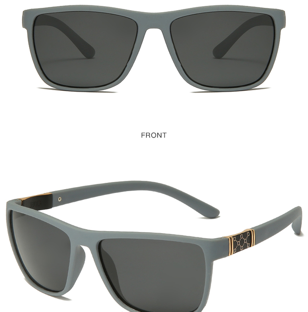 Okulary przeciwsłoneczne Polaroid Men Square Tr90 polaryzacyjne, elastyczne i sportowe - Wianko - 21