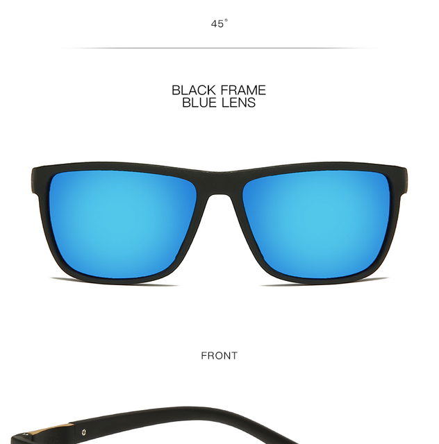 Okulary przeciwsłoneczne Polaroid Men Square Tr90 polaryzacyjne, elastyczne i sportowe - Wianko - 25