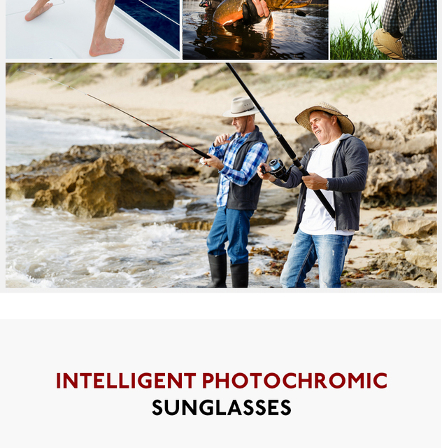Okulary przeciwsłoneczne Polaroid Men Square Tr90 polaryzacyjne, elastyczne i sportowe - Wianko - 3