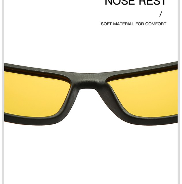 Okulary przeciwsłoneczne Polaroid Men Square Tr90 polaryzacyjne, elastyczne i sportowe - Wianko - 16
