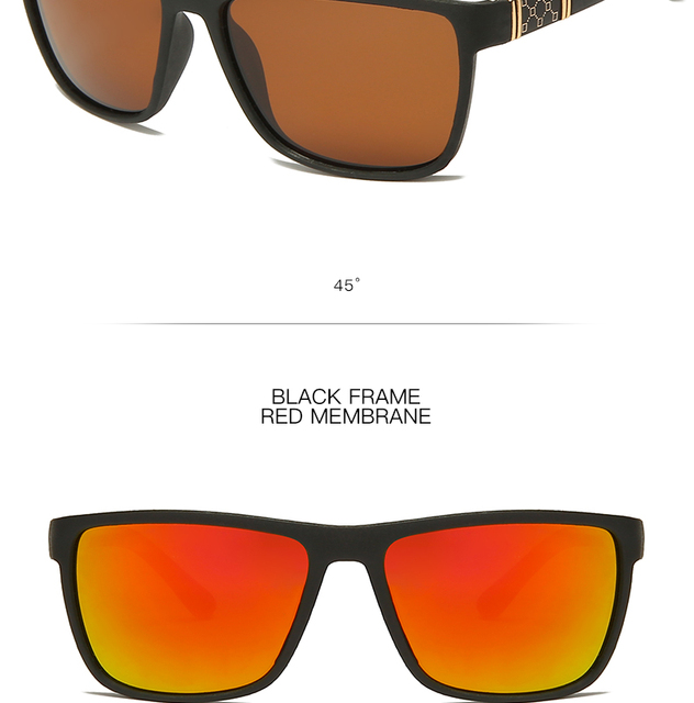 Okulary przeciwsłoneczne Polaroid Men Square Tr90 polaryzacyjne, elastyczne i sportowe - Wianko - 29