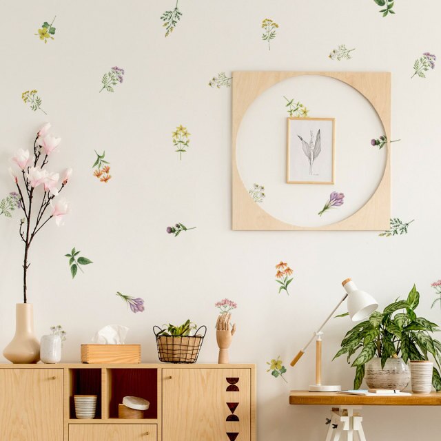Tutaj jest finalna wersja tytułu, dopracowana zgodnie z wytycznymi:Naklejki ścienne Tofok DIY - elegancki bukiet kwiatów roślinnych. Stylowa dekoracja Nordic Ins dla dzieci. Mural pokoju tapety - Wianko - 7