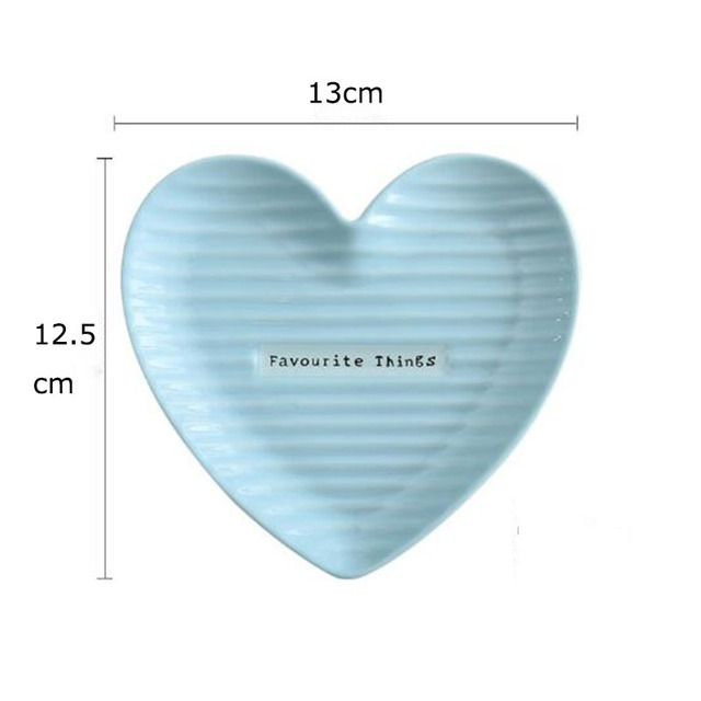 Serwetka stołowa ceramiczna w stylu Nordic, serce, mały rozmiar - Wianko - 8