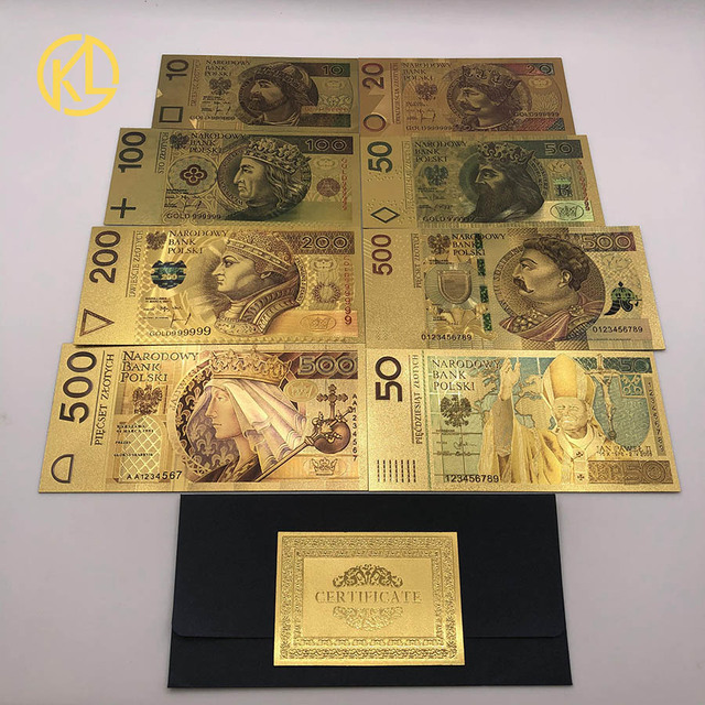 Papież Jan Paweł II - 10 sztuk 999 złoto - Polski złoty kolekcjonerski banknot (50 PLN) - Wianko - 3