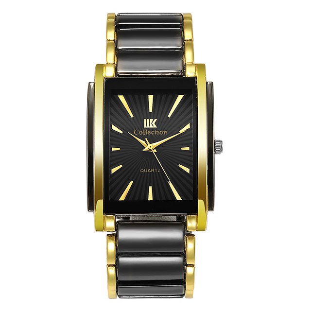 Męski zegarek kwarcowy z modnym designem, wykonany ze stali nierdzewnej, marki Top 2021 - Wianko - 4
