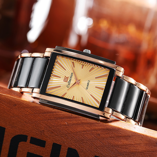 Męski zegarek kwarcowy z modnym designem, wykonany ze stali nierdzewnej, marki Top 2021 - Wianko - 6