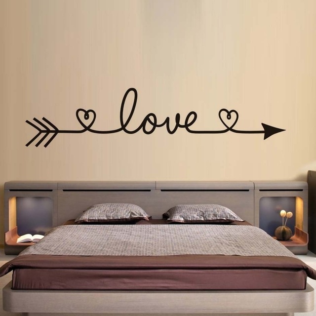 Naklejka ścienna miłość - dekoracja wnętrz do sypialni i salonu - Wianko - 1