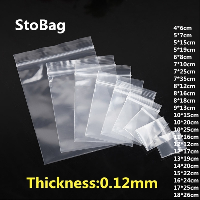 Plastikowe torby StoBag 200 sztuk - małe, długie, przezroczyste, płaskie, otwarte, idealne na cukierki i ciasteczka, do pakowania prezentów na wesele i DIY - Wianko - 5