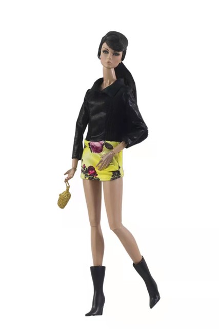 Zestaw 1/6 ubrań z długim rękawem dla BJD lalek do stroju Barbie - torebka, buty, akcesoria dla domku lalki - Wianko - 11
