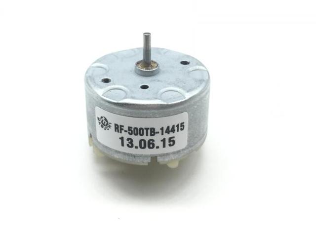 Silnik prądu stałego RF-500TB-12560/14415 z magnesem trwałym - szybki, 3V/6V/12V, do lampy obrotowej lub alarmu - Wianko - 4