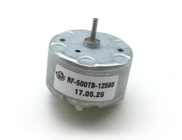 Silnik prądu stałego RF-500TB-12560/14415 z magnesem trwałym - szybki, 3V/6V/12V, do lampy obrotowej lub alarmu - Wianko - 3